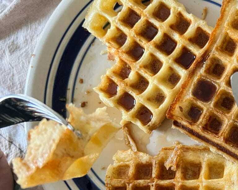 Inaugural Waffles - Eaten