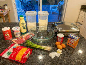 Potato Skin Waffle Ingredients